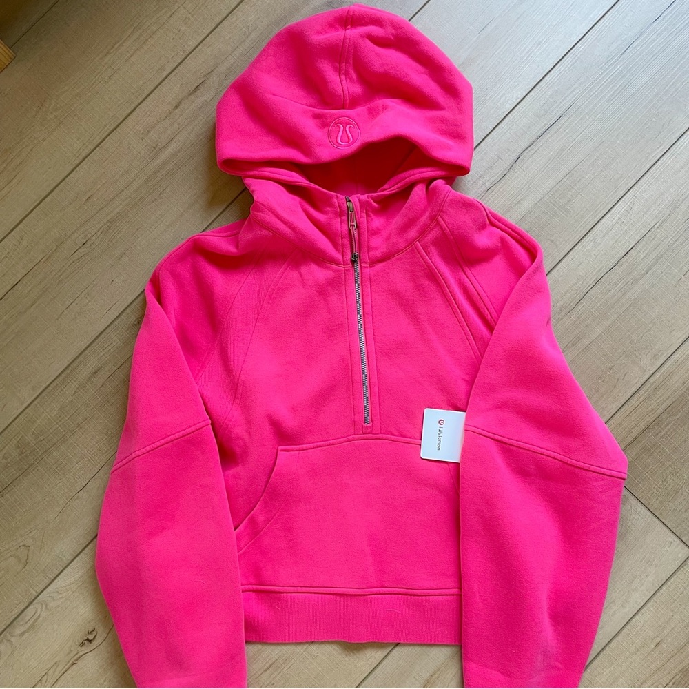 Lululemon Oversized Scuba Half Zip Hoodie Lipgloss